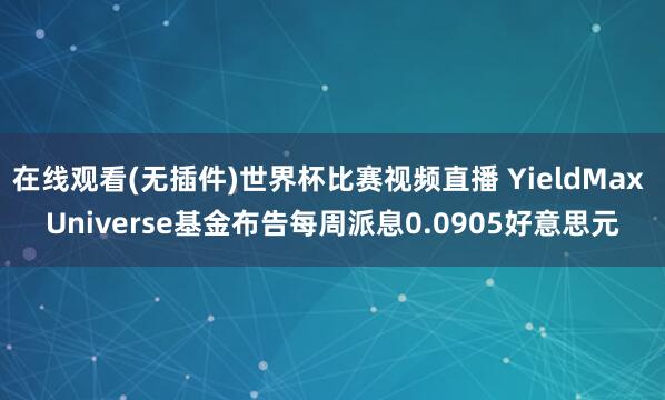 在线观看(无插件)世界杯比赛视频直播 YieldMax Universe基金布告每周派息0.0905好意思元