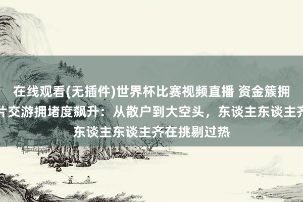 在线观看(无插件)世界杯比赛视频直播 资金簇拥涌入，AI芯片交游拥堵度飙升：从散户到大空头，东谈主东谈主齐在挑剔过热